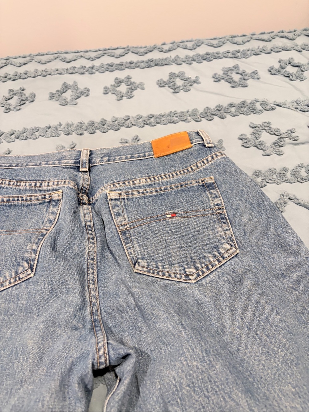 Tommy Hilfiger Jeans Vintage Wide Leg Crop Jeans – Size 14 - Picture 4 of 10